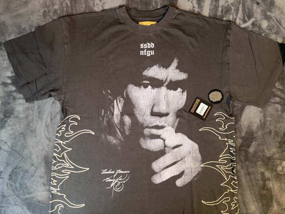 Darc Sport Bruce Lee Don't Think Feeli Premium T-Shirt Wolf Gray Size Large